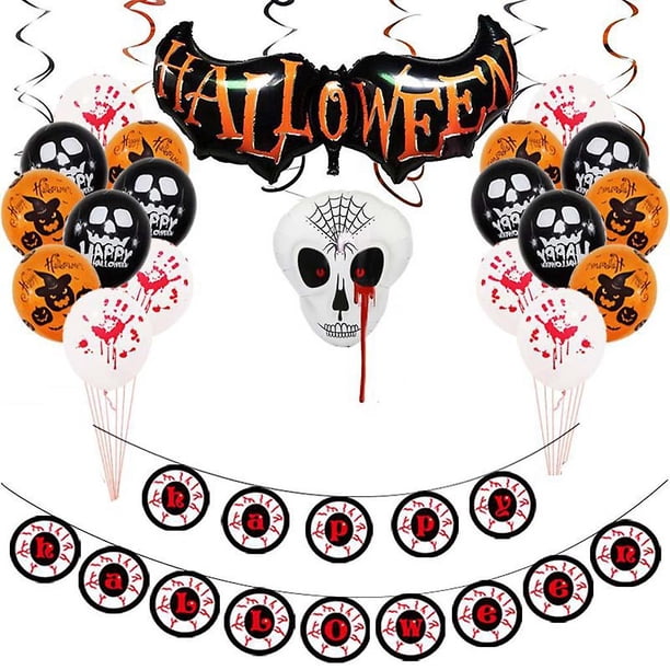 Juego de globos de Halloween YONGSHENG 1 juego interior exterior decoración de fiesta
