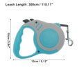 thumbnail image 4 of Unique Bargains 1 Pc Retractable Pet Leash Ergonomic Dog Leash for Pet 118.11" Blue Gray, 4 of 6