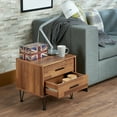 thumbnail image 6 of ACME Deoss Nightstand with 2 Drawers in Walnut, 6 of 7
