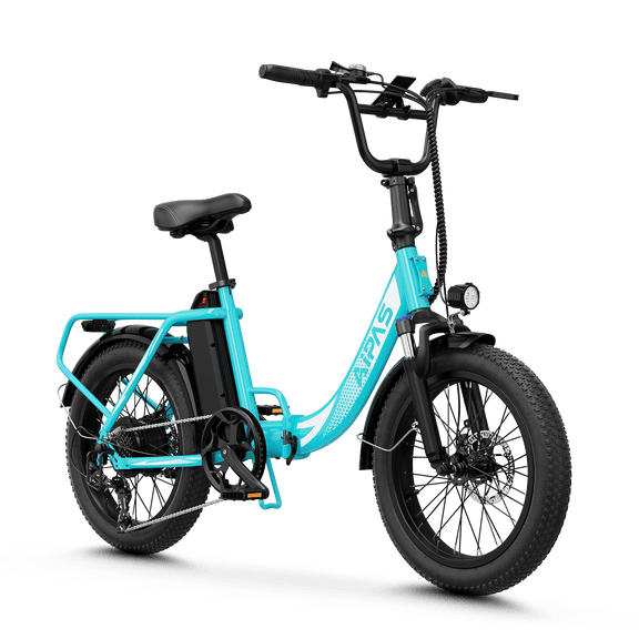Aipas A4 20" Folding Electric Mountain Bike for Adults, 500W Rated Motor, 48V 12.8Ah, SGS UL 2849 Certification, Class 3