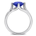 thumbnail image 6 of Everly Women's 2ct TGW Created Blue Sapphire Solitaire Ring in Sterling Silver, 6 of 10