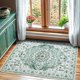 thumbnail image 4 of Sonoro Kate Alfombras 2x3 para Salón Recámara, Alfombra Interior Boho Antideslizante Lavable a Máquina, Verde, 4 of 7