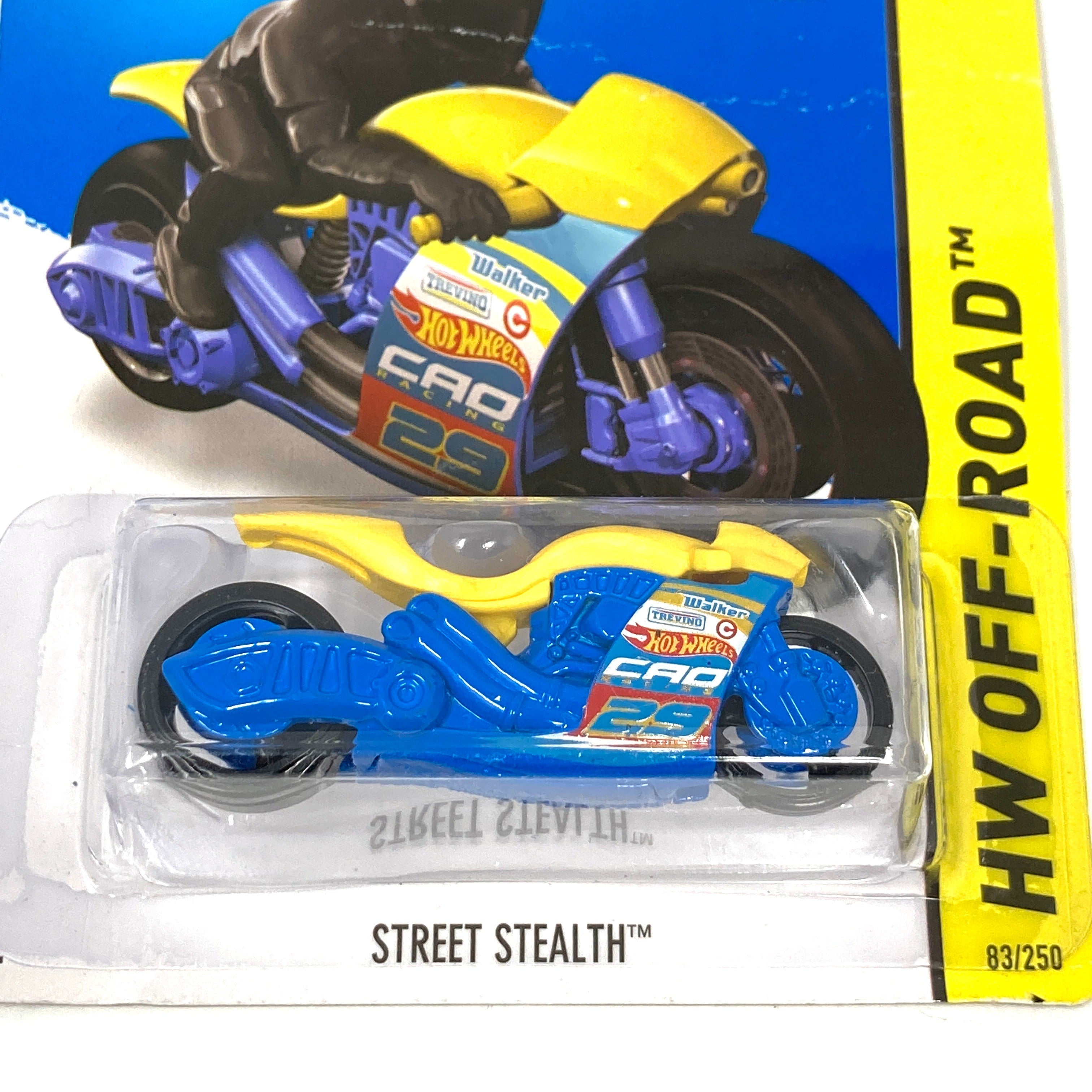 Hot Wheels HW OFF-Road Street Stealth Yellow & Blue