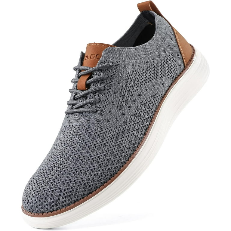 Men s Mesh Dress Sneakers Oxfords Business Casual Walking Shoes Tennis Comfortable