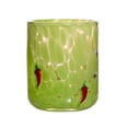 thumbnail image 1 of Vasos de vidrio sin tallo con temática navideña, diseño de textura única, decoración para fiesta de Acción de Gracias y Navidad., 1 of 7