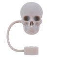 thumbnail image 3 of Pajita Silicona Con Forma Calavera Adornos 10 Mm para 30/40 Oz (gris), 3 of 4