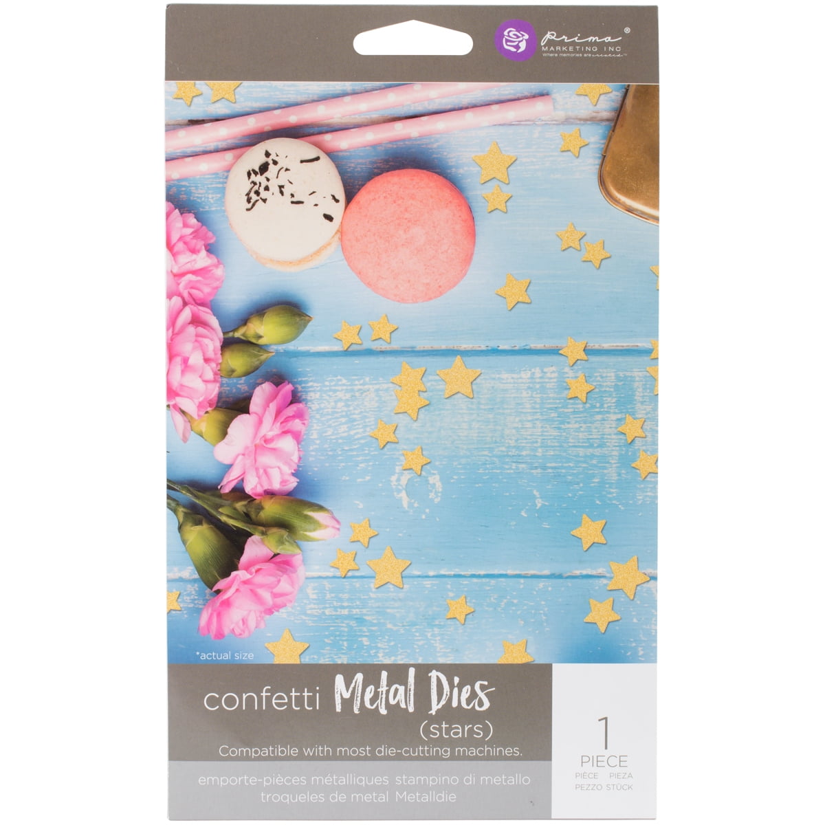 Prima Marketing Confetti Metal Die-Stars
