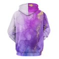 thumbnail image 3 of Purple Gold Marble Art(2)-1 3d Sweatshirts Hoodie Fashion Casual Personality Men's Women Street Hoodie Pullovers Long Sleeve Comfortable Top, 3 of 6