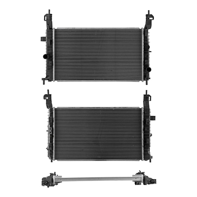 Radiador de Agua Meriva 2004 A 2006 Chevrolet L4 1.8L Std C/Aa Soldado