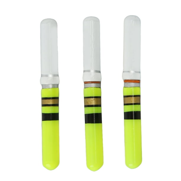 Luminous Fishing Floats, Night Fishing Float 3Pcs Cylindrical For Outdoor  Activities Green 