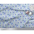 thumbnail image 3 of Soimoi Velvet Fabric Leaves & Rose Flower Fabric Prints by Yard 58 Inch Wide, 3 of 3