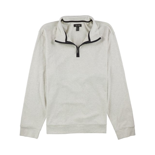 Tasso Elba Chandail à Capuche Fermeture à Glissière 1/4 pour Hommes sesamehthr 2TG