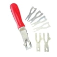 thumbnail image 4 of Luzkey Floor Edging Welding Wire Leveling Trimmer Scrapers Plastic Easy to Use Vinyl Floor Carpet Durable Skiving Tool Welding Tool B, 4 of 8