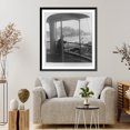 thumbnail image 4 of Historic Framed Print, U.S. Military Prison, Alcatraz Island, San Francisco Bay, 17-7/8" x 21-7/8", 4 of 9