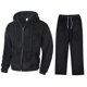 thumbnail image 2 of Ceisia Men's Loose Fit Fleece Tracksuit Set Full-Zip Hooded Jacket with Elastic Waist Drawstring Pants Gifts, 2 of 9