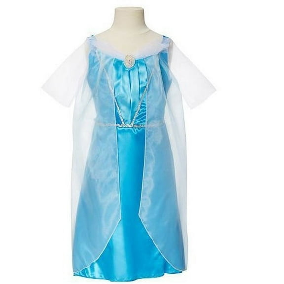 Disney Frozen Girls Blue Queen Elsa Costume Dress Small 4-6X
