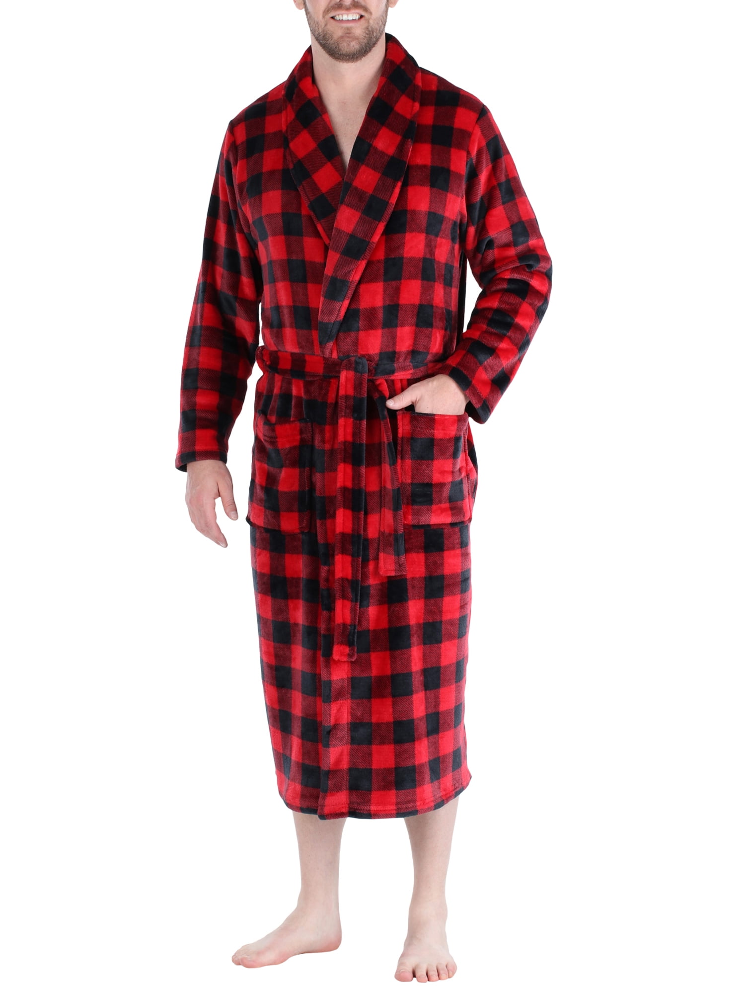 men's plush fleece pajama pants