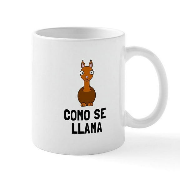 CafePress - Como Se Llama Mugs - 11 oz Ceramic Mug - Novelty Coffee Tea Cup