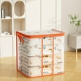 thumbnail image 1 of Clothing PVC Perspective Storage Bag-proof And Damp-proof Convenient For Organizing Quilts Down Jackets Sweaters Toys, 1 of 4