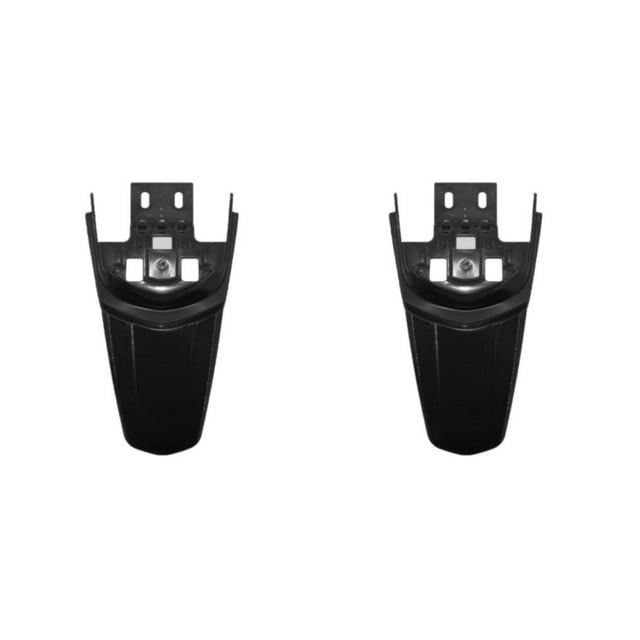 Guardoinrt Sturdy And Durable Motocross Rear Mudguard Beautiful Appearance Multifunctional black 2Set