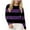 Dark Purple_1, variant on Long Sleeve Shirts for Women Fall Dressy Casual Blouses Fashion Striped Tunic Tops