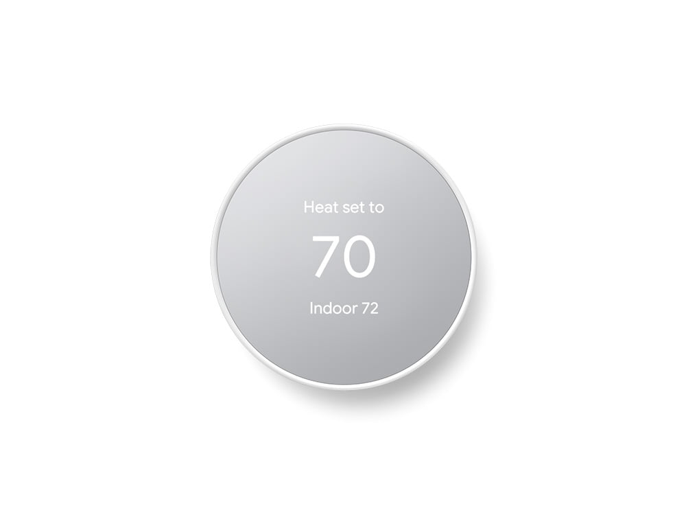 Google Nest Thermostat - Programmable Smart Thermostat for Home - Snow