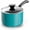 Turquoise, variant on Non Stick Sauce Pan, 3 Quarts Saucepan with Glass Lid, Nonstick Small Multi-purpose Pot, Milk Chocolate Aluminum Cooking Pot Pan with Stay-Cool Handle, Marble Red