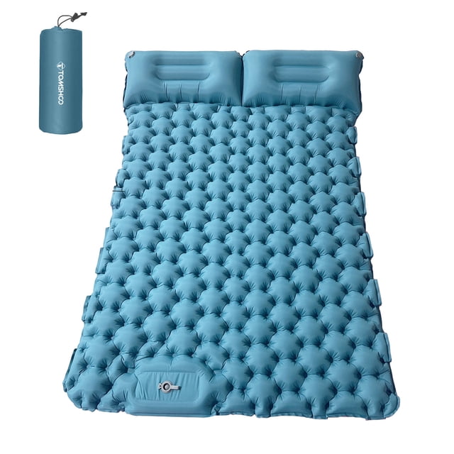 TOMSHOO TOMSHOO Lightweight Inflatable Camping Mat - Portable, Waterproof, and Durable for Outdoor Adventures - Available in Multiple Colors (Custom Orders from 100pcs)