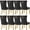 Black, variant on Jiayuan Song Velvet Dining Chairs Set of 6, Modern Tufted Chair with Lion Head Pull & Gold Finished Solid Wood Legs, Luxury Dining Chair, Black