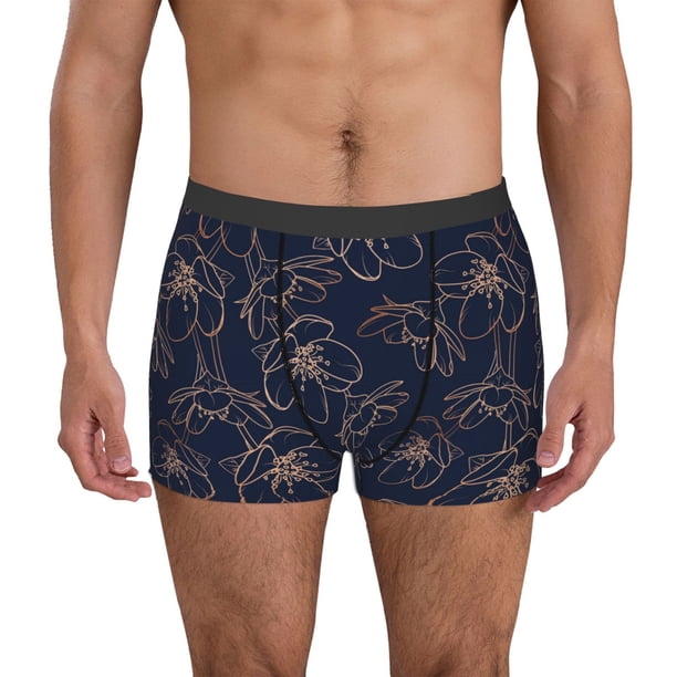 Fotbe Copper-Gold Gloss Outline Cherry Calzoncillos Tipo Boxer con Bolsa de Soporte Total para Hombre, X-Temp Fresco, Transpirable y de Secado Rápido-XX-Large