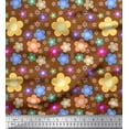 thumbnail image 1 of Soimoi Rayon Fabric Floral Clip Art Fabric Prints by Yard 56 Inch Wide, 1 of 1