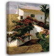 thumbnail image 1 of Poch Romeu 25x32 Gallery Wrapped Canvas Wall Art Titled - Courtyard Blossoms, 1 of 4