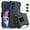 Black/Blue, variant on Njjex Heavy Duty Holster Cell Phone Case for Motorola Moto G Stylus 5G 2024, Black