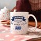 thumbnail image 3 of Gifts for Dad | Worlds Best Dad Mug Gifts for Son or Daughter | Happy First Fathers Day Christmas Mug Gifts for Dad | Great Dad Coffee Mugs, 3 of 5