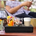 thumbnail image 4 of unbranded Portavasos Negro Para Cafe Y Bebidas Con Estructura Resistente Para Uso En Restaurantes, 4 of 7