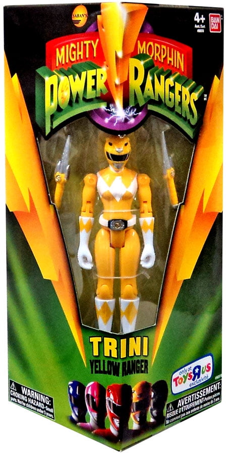1993 Original Mighty Morphin Power Rangers Trini Yellow Ranger Figure Bandai2200 for sale online 