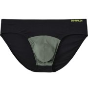 TANBOM Men's Bulge Enhancing Briefs Bamboo Viscose Underwear Green M 1-Pack