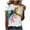 Pink, variant on T Shirts for Women Short Sleeve Crewneck Tie Dye Dragonfly Print Graphic Tee Summer Fashion Stylish Tops Purple XXL