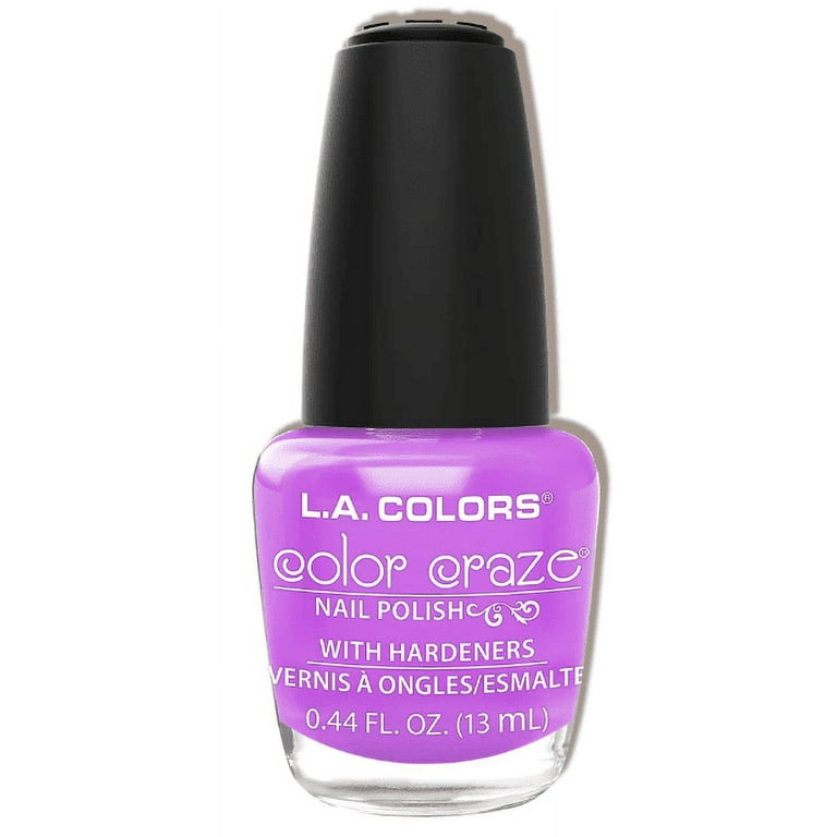 L.A. COLORS Color Craze Nail Polish, Long-lasting, Chip-resistant