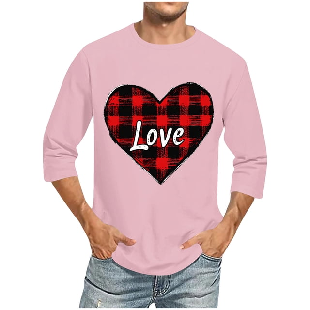 Blusas y camisas de manga larga con cuello redondo para hombre, blusa informal con cuello redondo y manga corta, blusa estampada de poliéster para hombre.