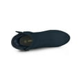thumbnail image 4 of BLISSFUL STEP Women's Boots Faux Suede Ankle Booties Block Heel Round Toe Buckle Side Zip Boots Navy Blue 5.5, 4 of 7