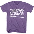 thumbnail image 1 of Naughty By Nature Logo Purple Heather Adult T-Shirt 2Xl, 1 of 2