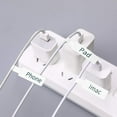thumbnail image 5 of NIIMBOT Cable Label Maker Tape (0.49" x 4.29") Printer Sticker Paper with Self-Adhesive for D11/D110/D101/H1/H1S,1 Roll of 65 (White), 5 of 7