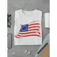 thumbnail image 3 of Smartprints Mens Graphic Tee - Betsy Ross Flag - Regular Fit 100% Cotton, 3 of 4