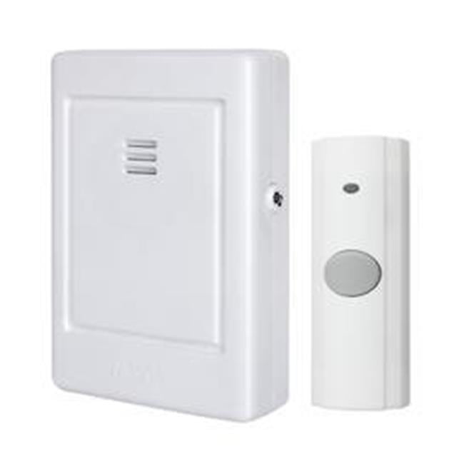 BroanNutone LA225WH White Wireless Door Chime Kit 2 Notes