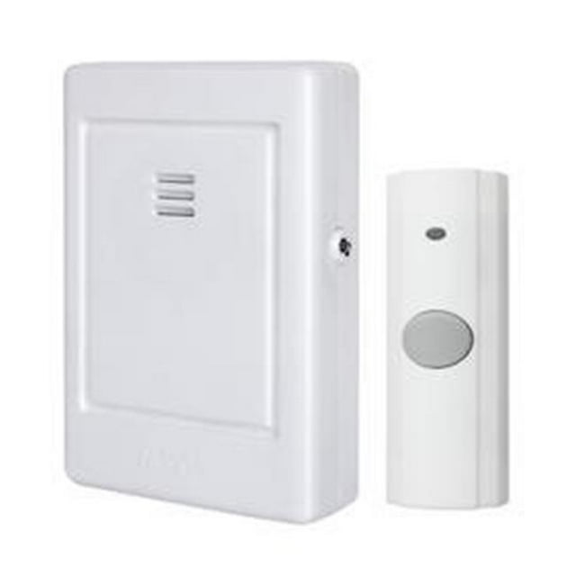 Broan-Nutone LA225WH Blanc Carillon de Porte Sans Fil - 2 Notes