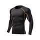 thumbnail image 2 of Amzcrzy - Sudadera Para Hombre, Estilo Atleta, Manga Larga, Para Entrenamiento, Estilo Transpirable, Cuello Redondo, Informal, Holgada, Color Naranja, 2Xl, 2 of 6