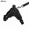 thumbnail image 3 of SpencerToys Mesh Striped Non-Pulling Dog Harness, Black, M (22.2" to 26.5" Chest Size), 3 of 8