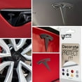 thumbnail image 2 of IPG Compatible with Model 3 Decal Sticker (9 Logo Set) Overlay Stickers Do it Yourself Stickers Set Personalize Your Vehicle (Dark Brushed Aluminum), 2 of 8