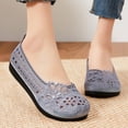 thumbnail image 2 of ibiyuan Orthopedic Shoes for Women Closures Arch Support Walking Shoes for Women Mesh Knitted Platform Non- Casual Sneakers for Women Lightweight Hands Free Mary Jane Flats Walking Tennis Shoes, 2 of 5
